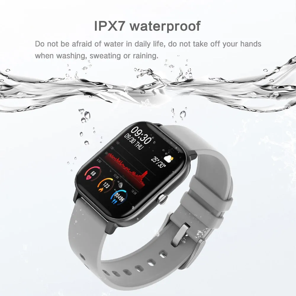 P8 1.4 inch Smart Watch Men Full Touch Smartwatch Fitness Tracker Blood Pressure Fitness Tracker Smart Clock Women Smartwatch.