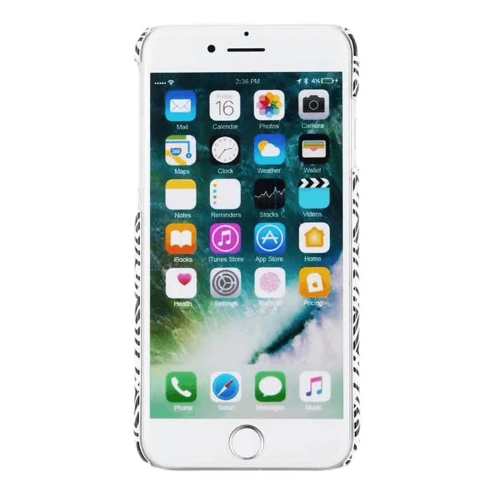 Paris Phone Case iPhone 6/6s/7/8 White/Black