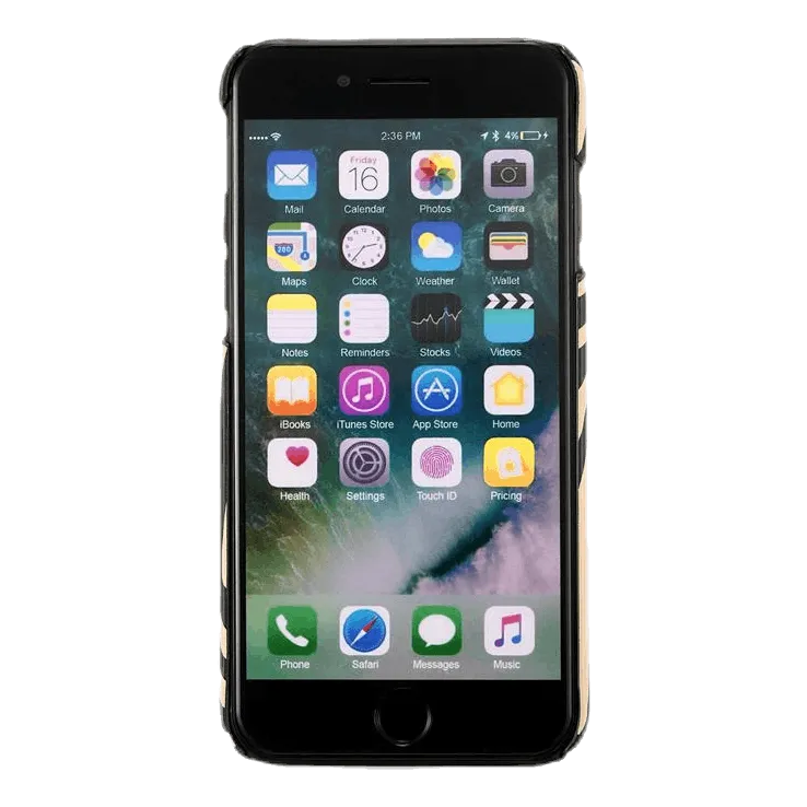 Paris Zebra iPhone 6/6s/7/8 Black/Beige