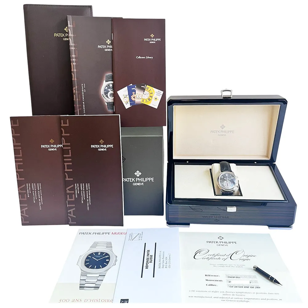 Patek Philippe Annual Calendar 5960P-001 Grey Dial Feb 2009