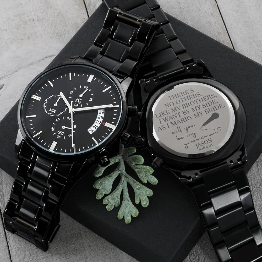 Personalized Custom Watch Groomsmen - Brothers