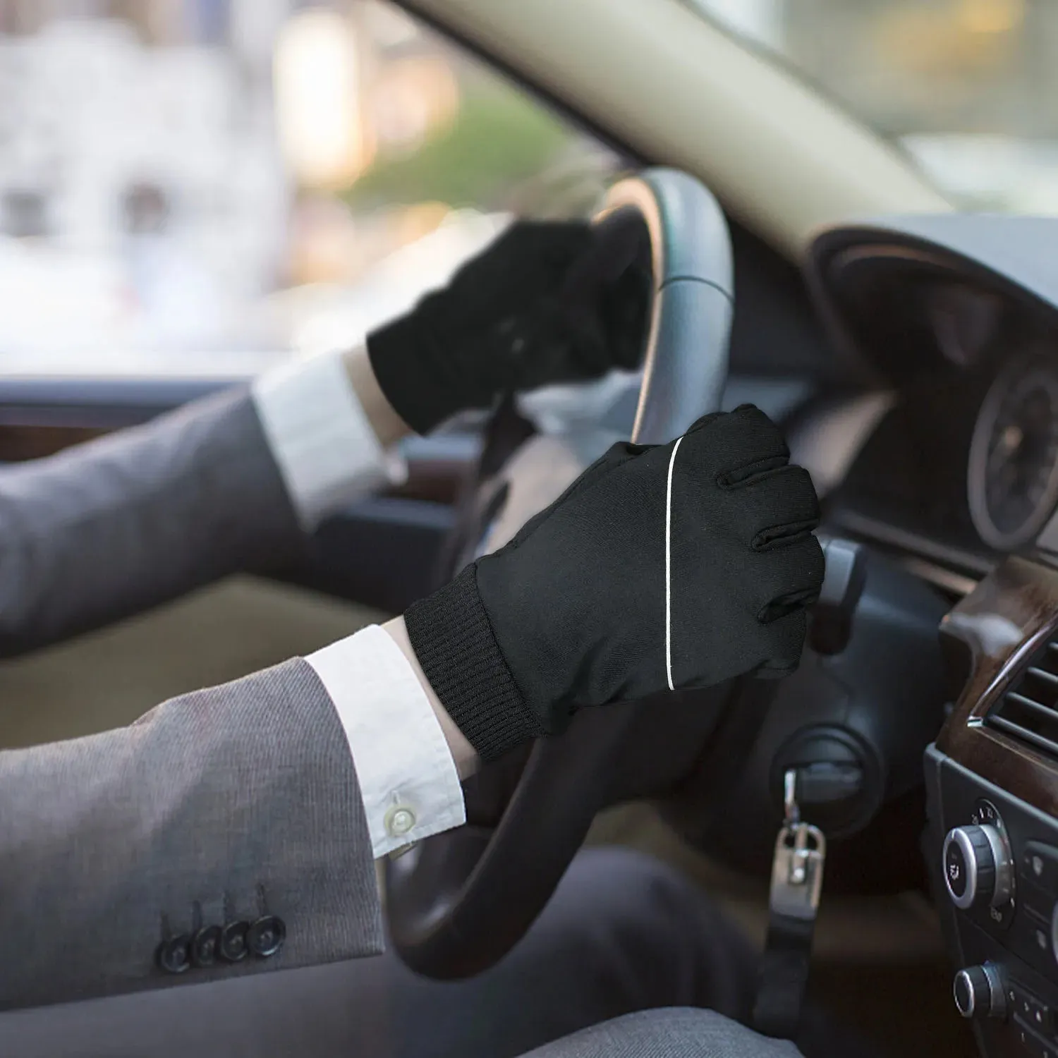 Polar Fleece Touchscreen Cycling Gloves - Non-Slip Sports Gear