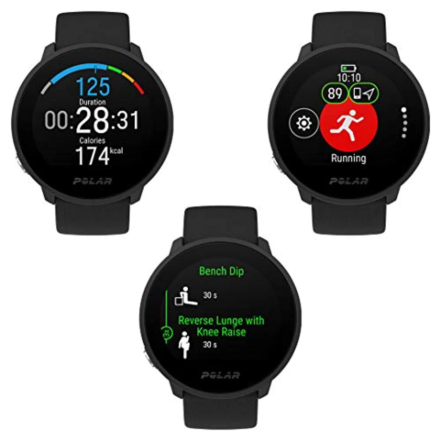 POLAR Unite Waterproof Fitness Watch (Includes Wrist-based Heart Rate and Sleep Tracking)