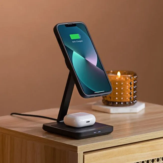 Quad Lock Home/Office - MAG Dual Desktop Wireless Charger