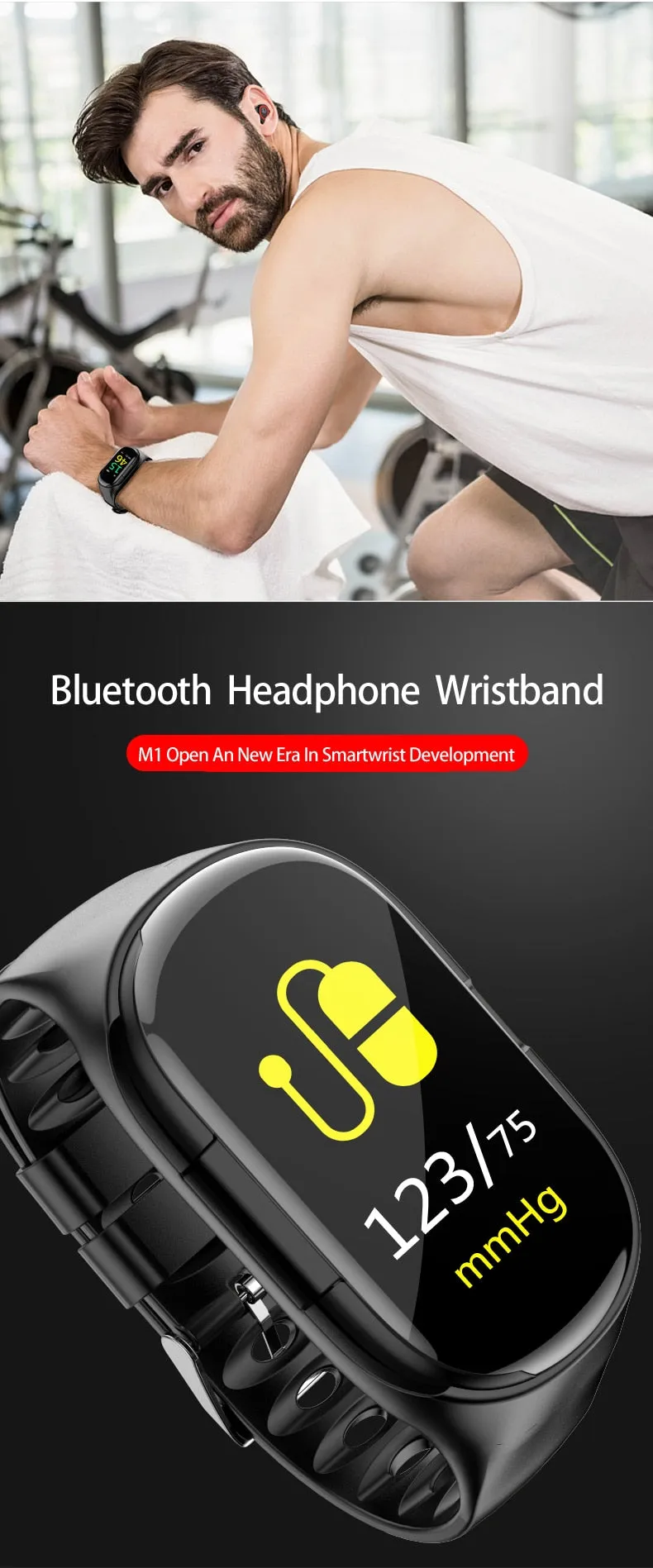 Quality smart watch   Bluetooth earphone earbuds