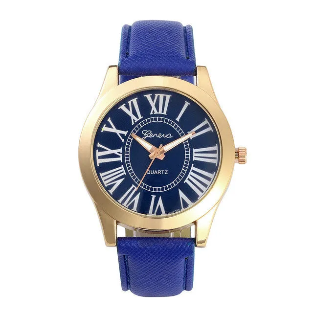 Quartz Leather Wrist Watches For Male