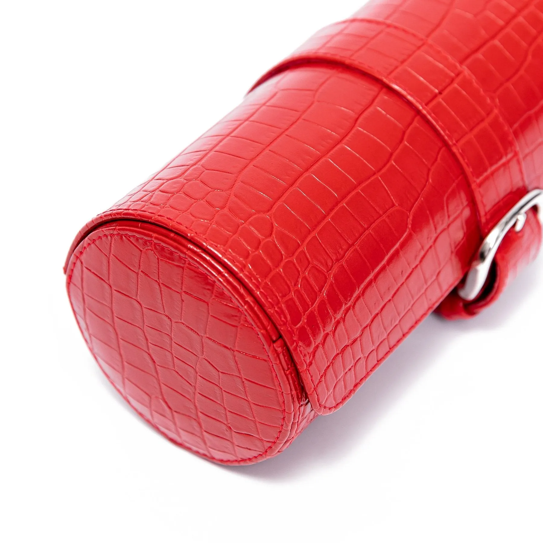 Rapport - Brompton Triple Watch Roll in Red Croco | D167