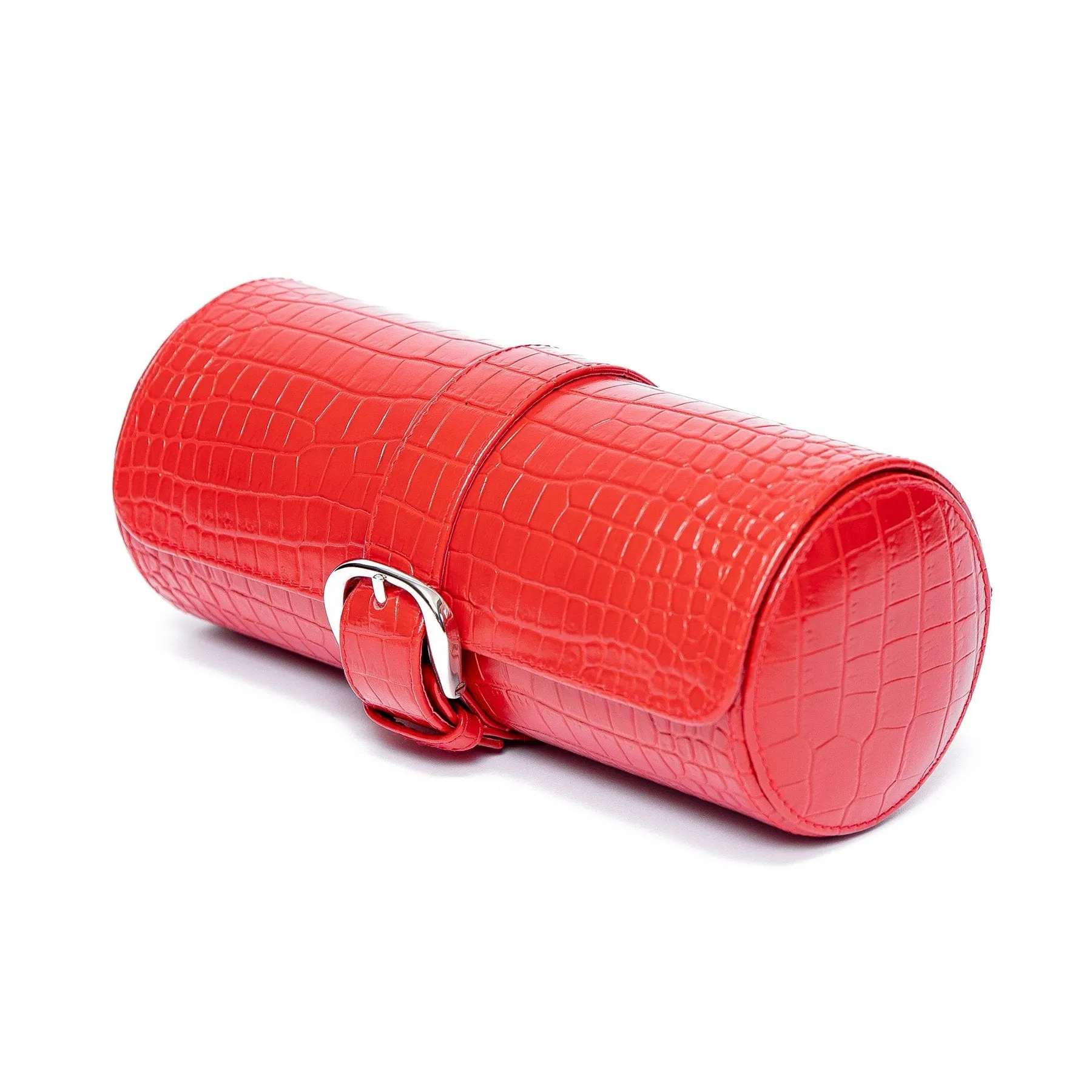 Rapport - Brompton Triple Watch Roll in Red Croco | D167