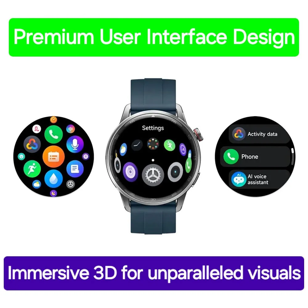 Realme Watch S2 RMW2401 Smart Watch Black Case With Midnight Black Silicone Strap