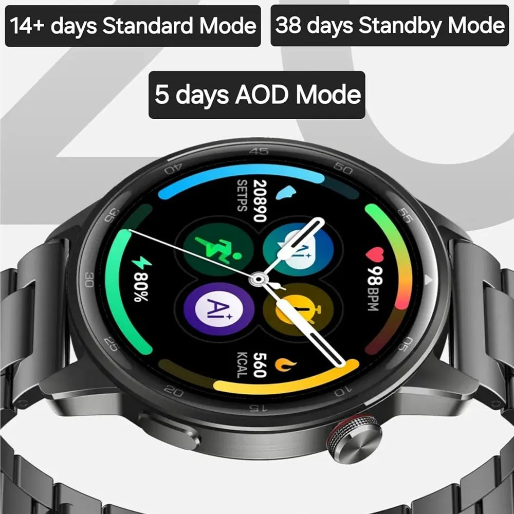 Realme Watch S2 RMW2401 Smart Watch Black Case With Midnight Black Silicone Strap