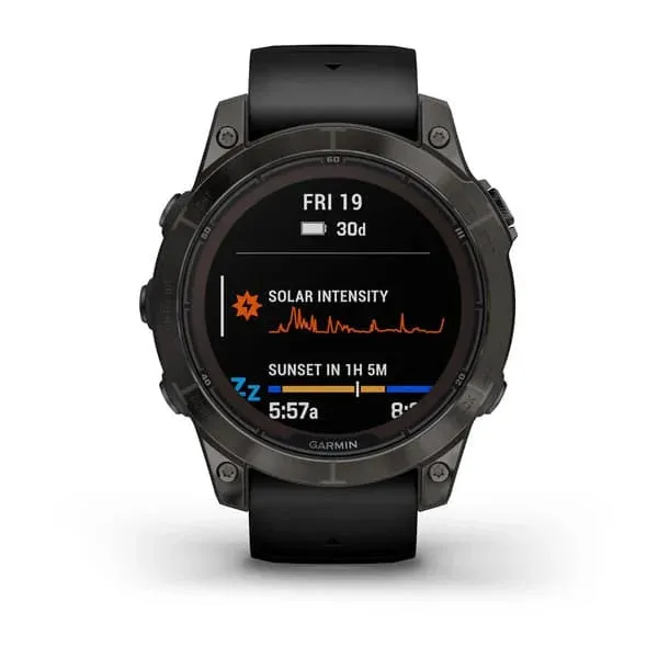 Reloj Inteligente Garmin fenix® 7 Pro – Sapphire Solar Carbon Gray DLC Titanium