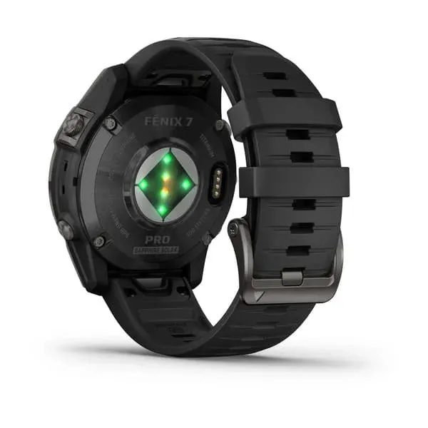 Reloj Inteligente Garmin fenix® 7 Pro – Sapphire Solar Carbon Gray DLC Titanium