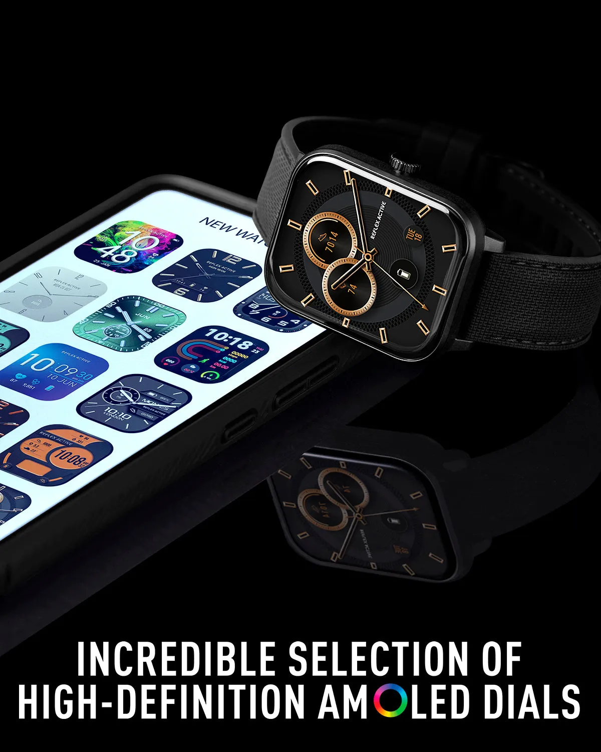Series 44 Amoled Silicone Strap GPS Sports Smart Watch