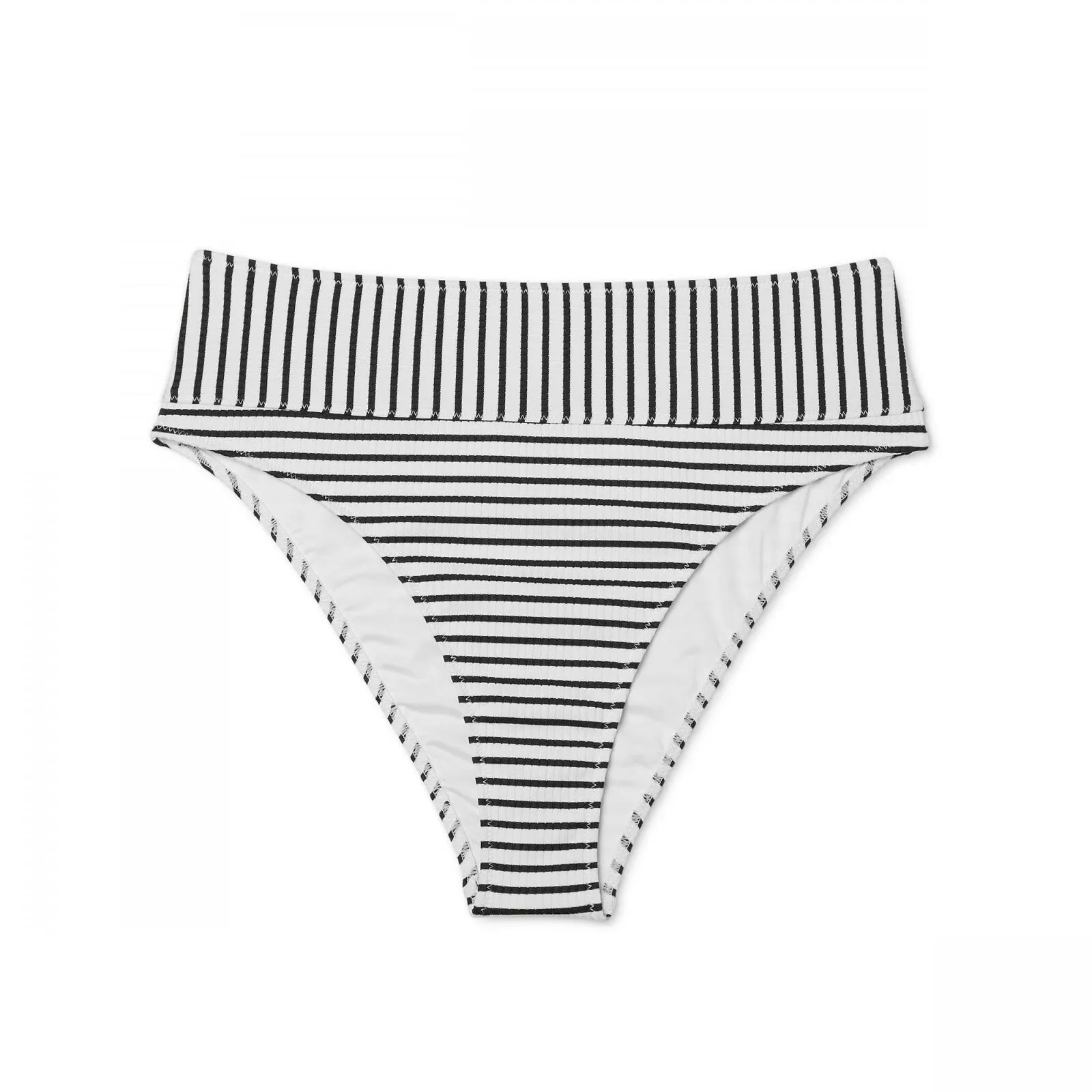 Shade & Shore Women's Paradise High Waist Ribbed Bikini Bottom
