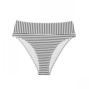 Shade & Shore Women's Paradise High Waist Ribbed Bikini Bottom