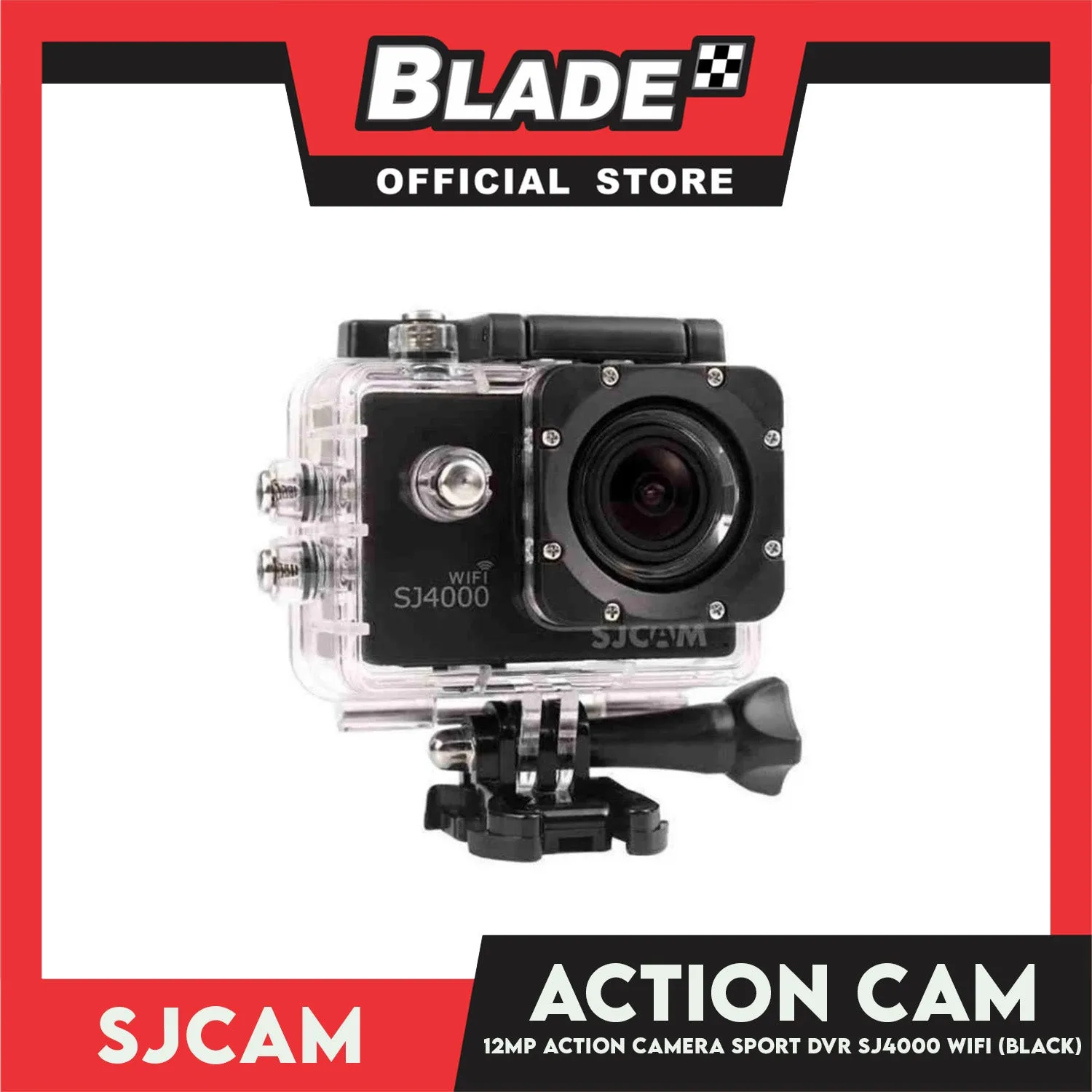 Sjcam SJ4000 WiFi 12 MP Action Camera Sport DVR (Black)