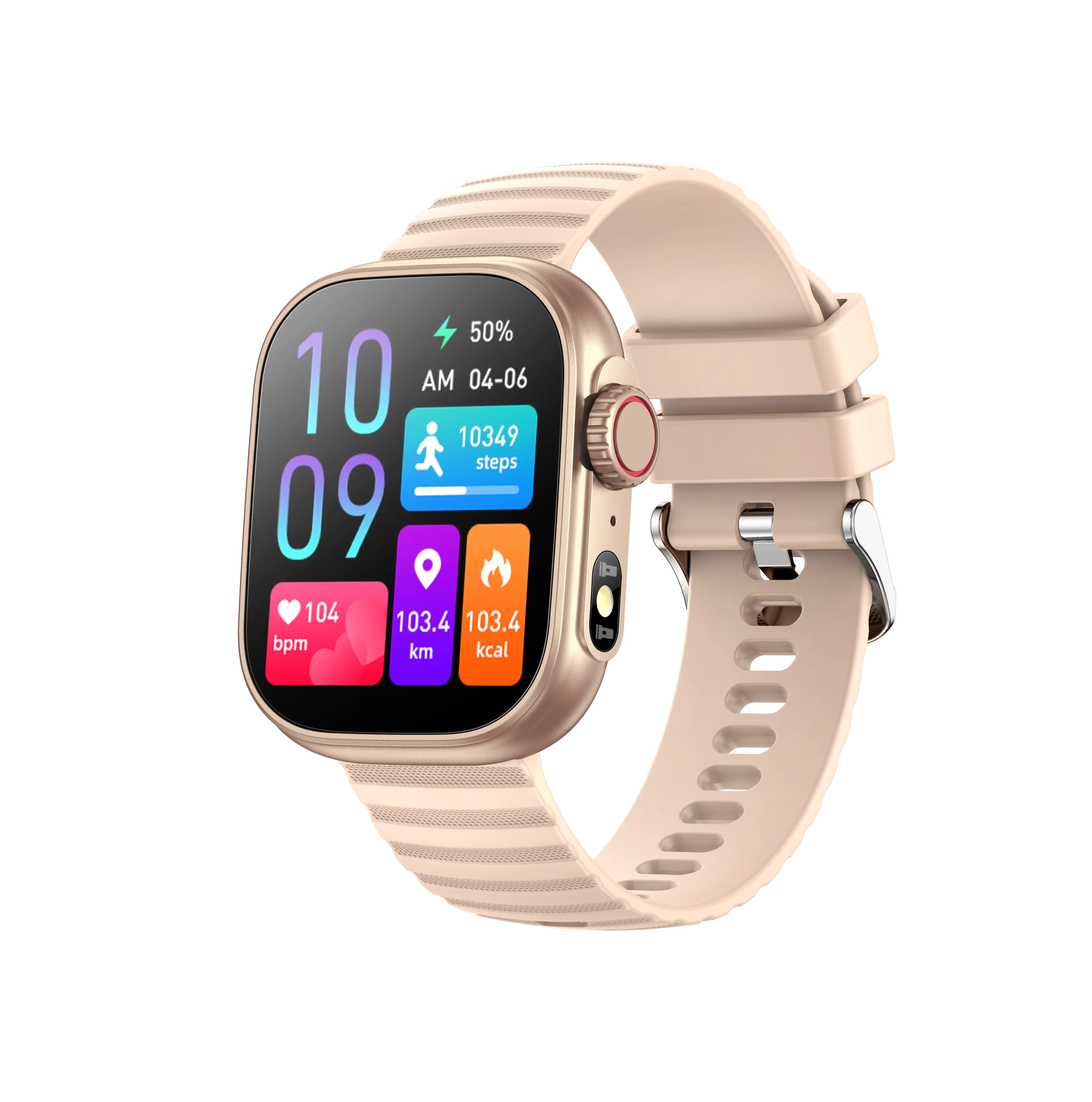 Smart Watch 2.01" Inch Heart Rate Blood Pressure Blood Oxygen Fitness Tracker for Women Men