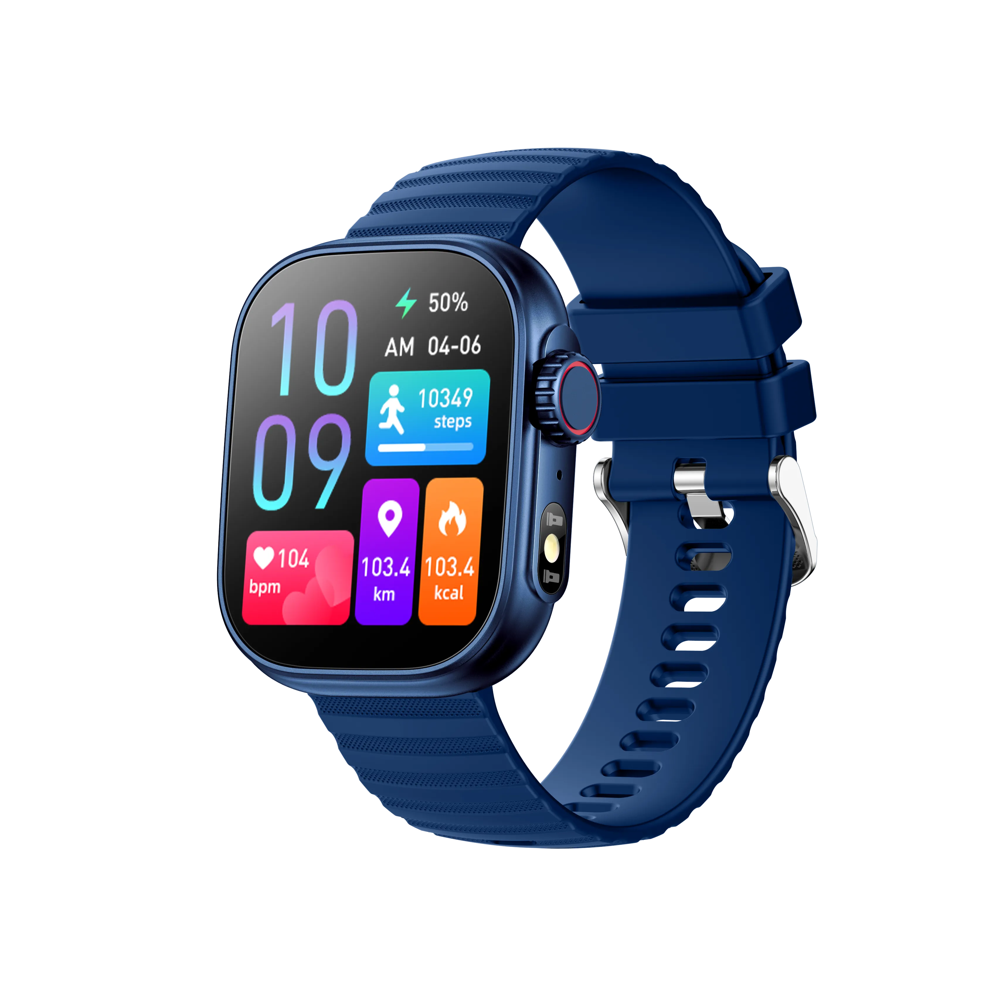 Smart Watch 2.01" Inch Heart Rate Blood Pressure Blood Oxygen Fitness Tracker for Women Men