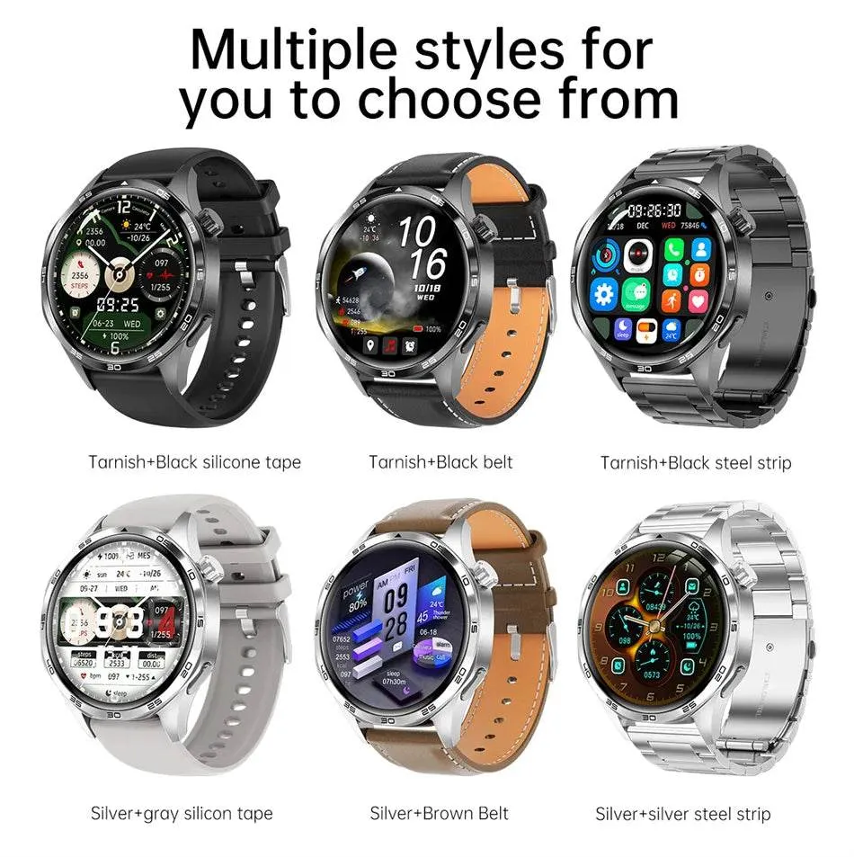 Smart Watch for HUAWEI GT5 Pro GPS NFC  Men 360*360 AMOLED Screen Heart rate Bluetooth Call IP67 Waterproof Man Smartwatch