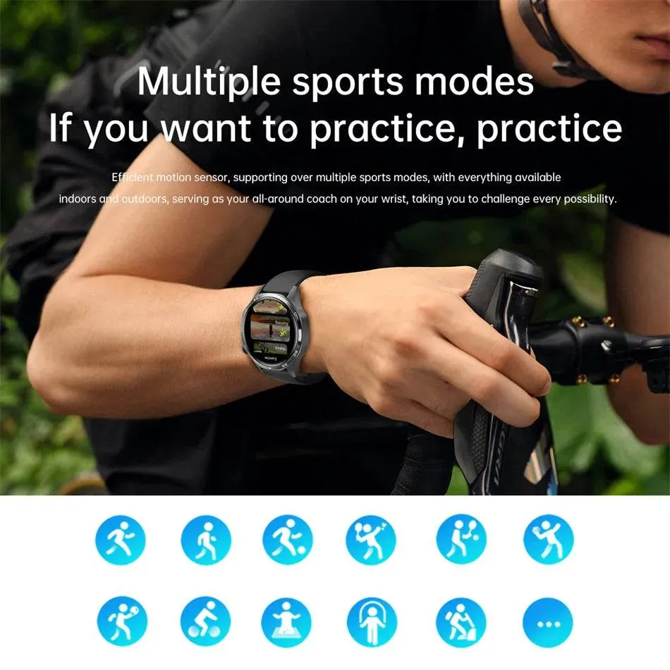 Smart Watch for HUAWEI GT5 Pro GPS NFC  Men 360*360 AMOLED Screen Heart rate Bluetooth Call IP67 Waterproof Man Smartwatch