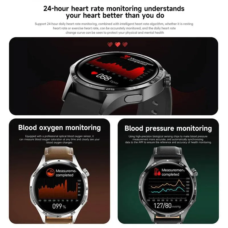 Smart Watch for HUAWEI GT5 Pro GPS NFC  Men 360*360 AMOLED Screen Heart rate Bluetooth Call IP67 Waterproof Man Smartwatch