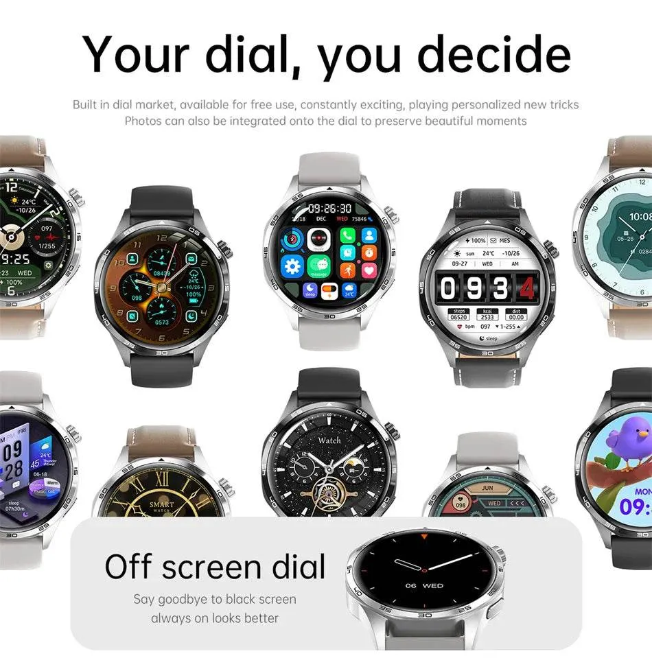 Smart Watch for HUAWEI GT5 Pro GPS NFC  Men 360*360 AMOLED Screen Heart rate Bluetooth Call IP67 Waterproof Man Smartwatch