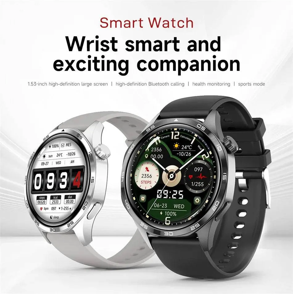 Smart Watch for HUAWEI GT5 Pro GPS NFC  Men 360*360 AMOLED Screen Heart rate Bluetooth Call IP67 Waterproof Man Smartwatch