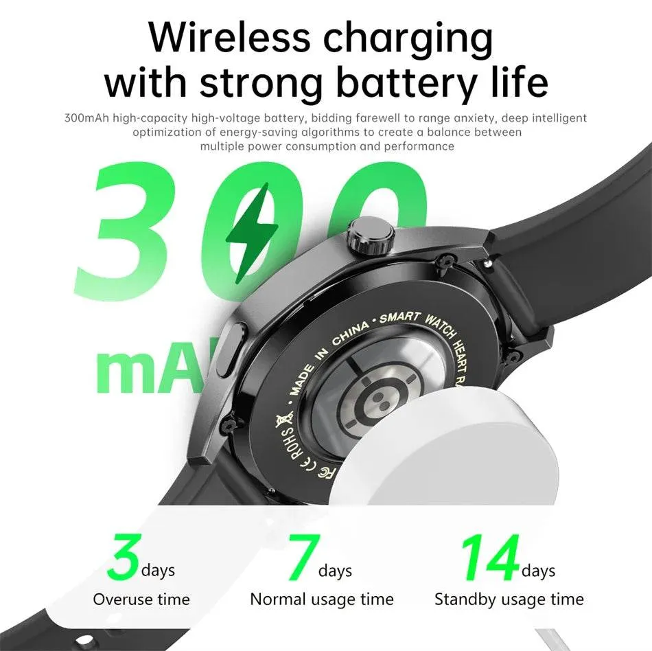 Smart Watch for HUAWEI GT5 Pro GPS NFC  Men 360*360 AMOLED Screen Heart rate Bluetooth Call IP67 Waterproof Man Smartwatch