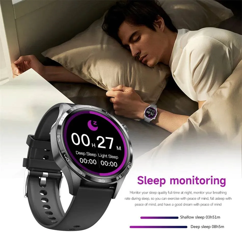 Smart Watch for HUAWEI GT5 Pro GPS NFC  Men 360*360 AMOLED Screen Heart rate Bluetooth Call IP67 Waterproof Man Smartwatch