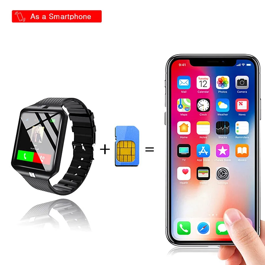 Smart Watch Support TF Card SIM Camera Sport Bluetooth
