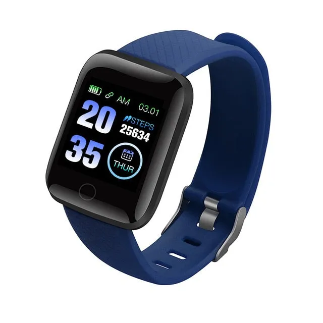 Smart Watch Women Men Smartwatch For Apple IOS Android Electronics Smart Fitness Tracker With Silicone Strap Sport Watches