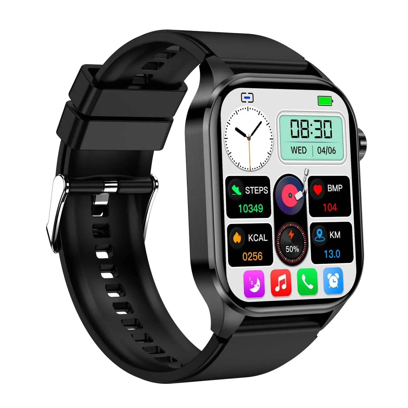 Smartwatch für Gesundheit & Fitness – EKG, Blutdruck, Herzfrequenzmessung – iOS & Android kompatibel