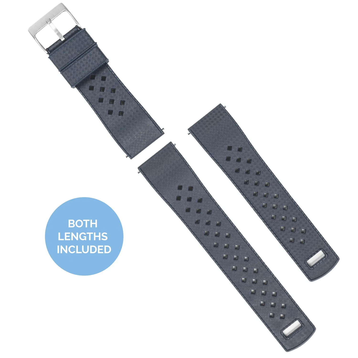 Smoke Grey Tropical Style Watch Band