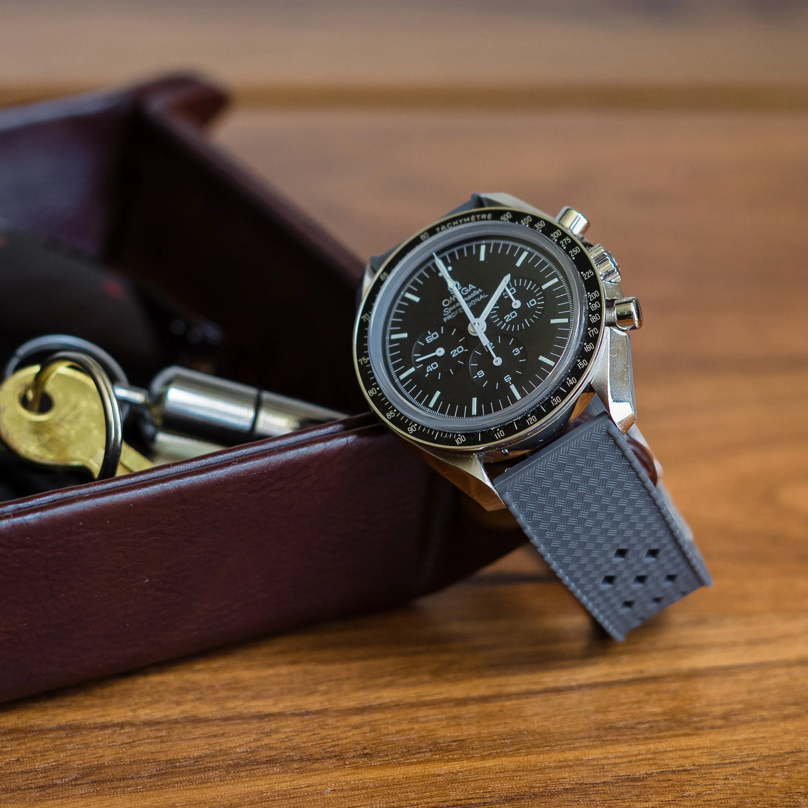 Smoke Grey Tropical Style Watch Band