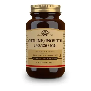 Solgar Choline / Inositol 250mg Vegetable caps