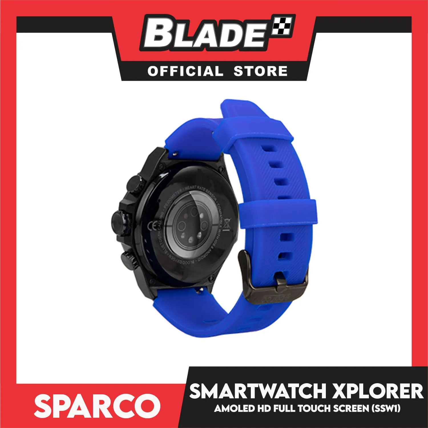 Sparco Smartwatch Xplorer (SSW1) Multifunctional Amoled HD Full Touch Screen