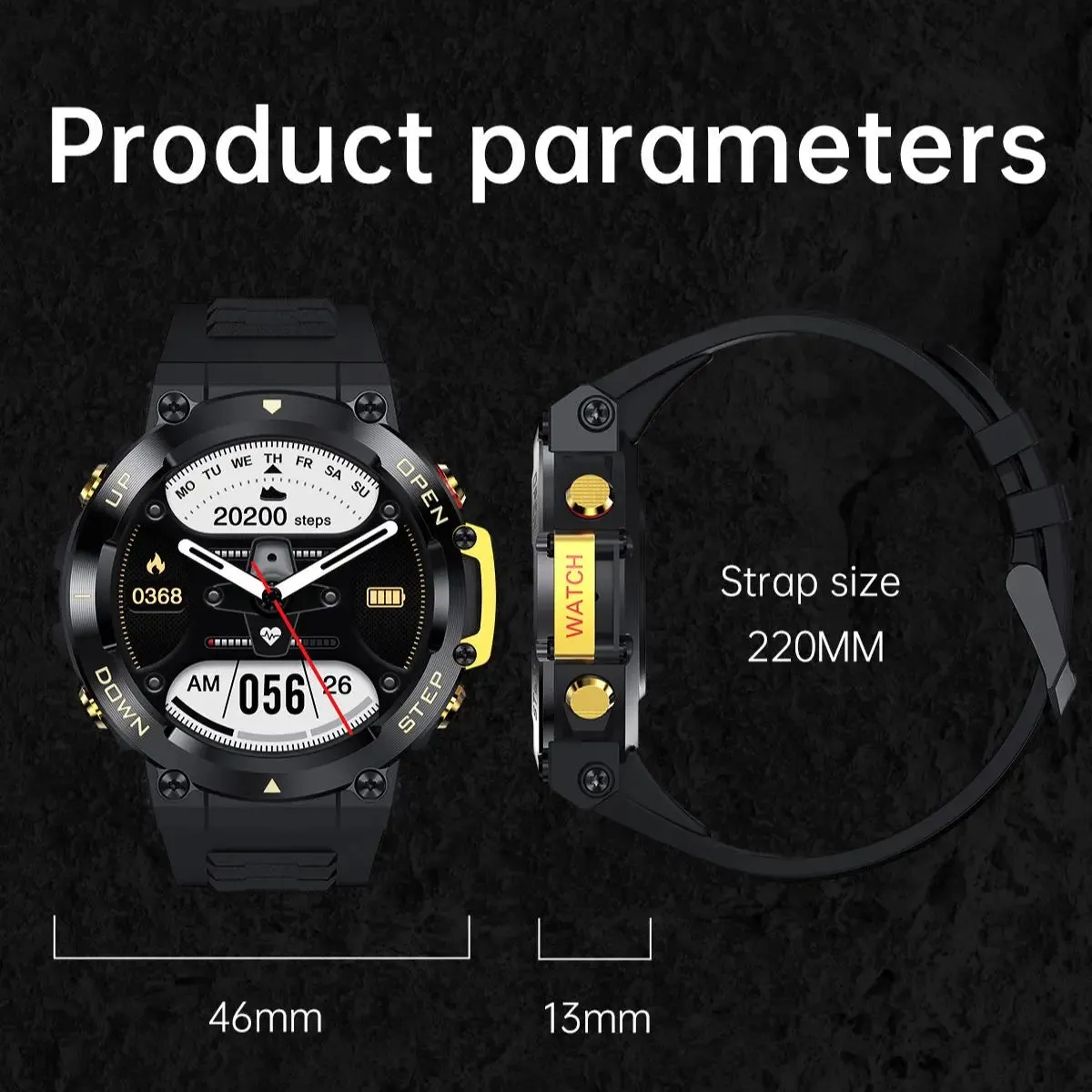 Sport Fitness Tracker Smartwatch