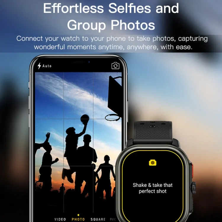 Sports Smart Watch 2.06 Inch Ultra HD AMOLED Screen Bluetooth Talking Watch(White)
