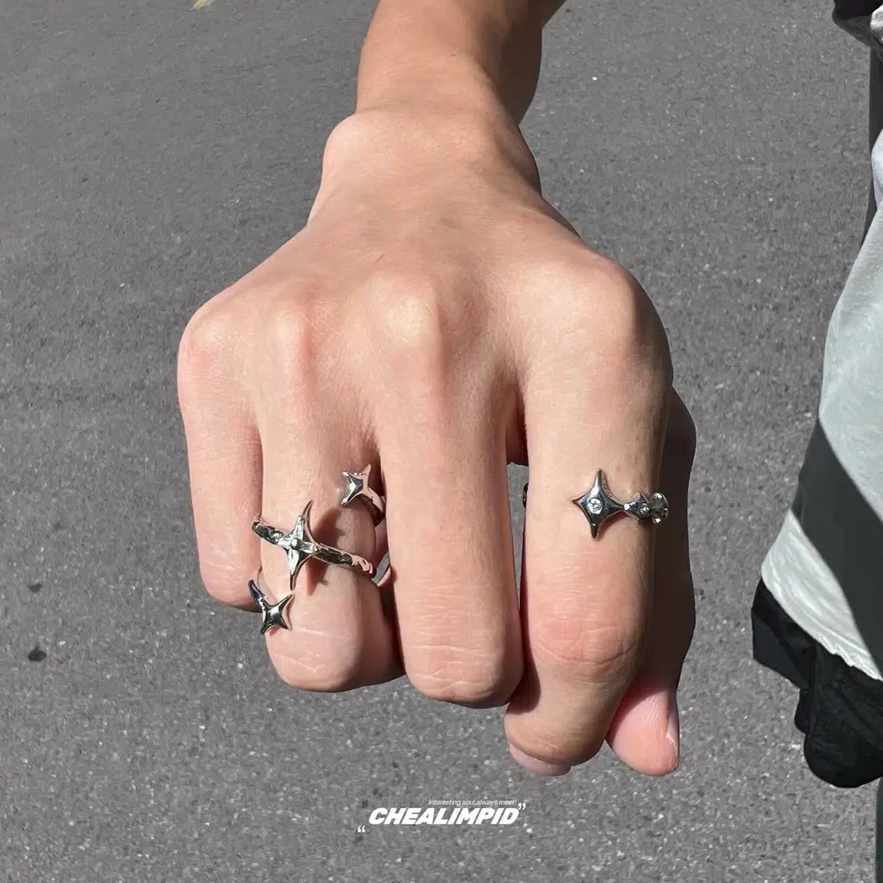Star Gemstone Wrap Ring