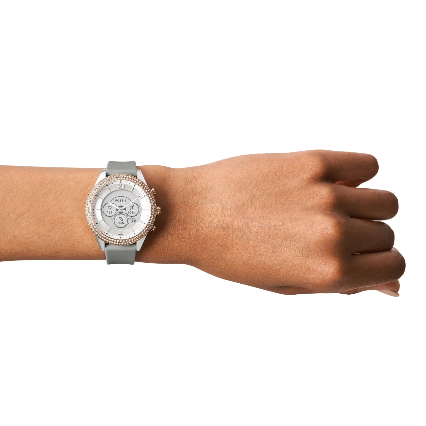 Stella Gen 6 Hybrid Smartwatch Gray Silicone