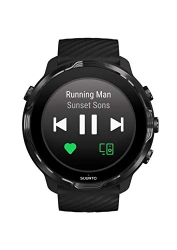 SUUNTO 7 Black Lime, GPS Versatile Sports Watch with Google Wear OS, 24x7 Activity and Sleep Tracking