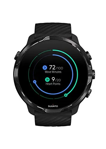 SUUNTO 7 Black Lime, GPS Versatile Sports Watch with Google Wear OS, 24x7 Activity and Sleep Tracking