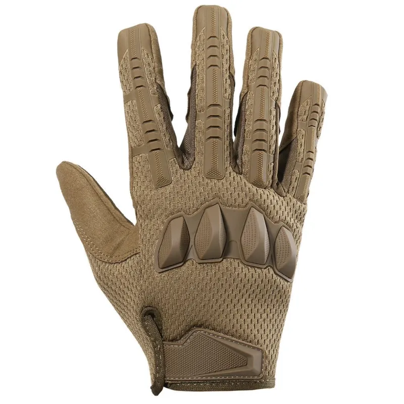 Tactical Gloves Full Finger, TPR Impact Protective, EVA Palm Padding for Men Airsoft Shooting Range