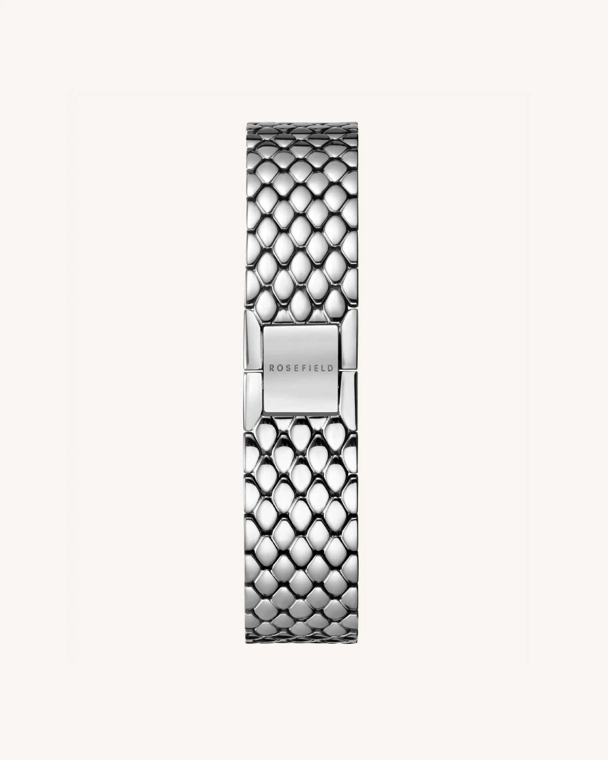 The Oval Silver Steel Strap