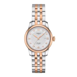 Tissot Le Locle Ladies Automatic Special Edition Two Tone Diamond Dial Watch