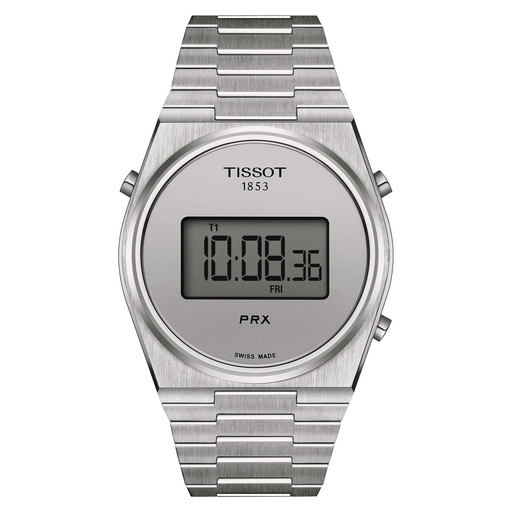 Tissot PRX Digital 40mm Silver Dial Steel Men's Watch T1374631103000