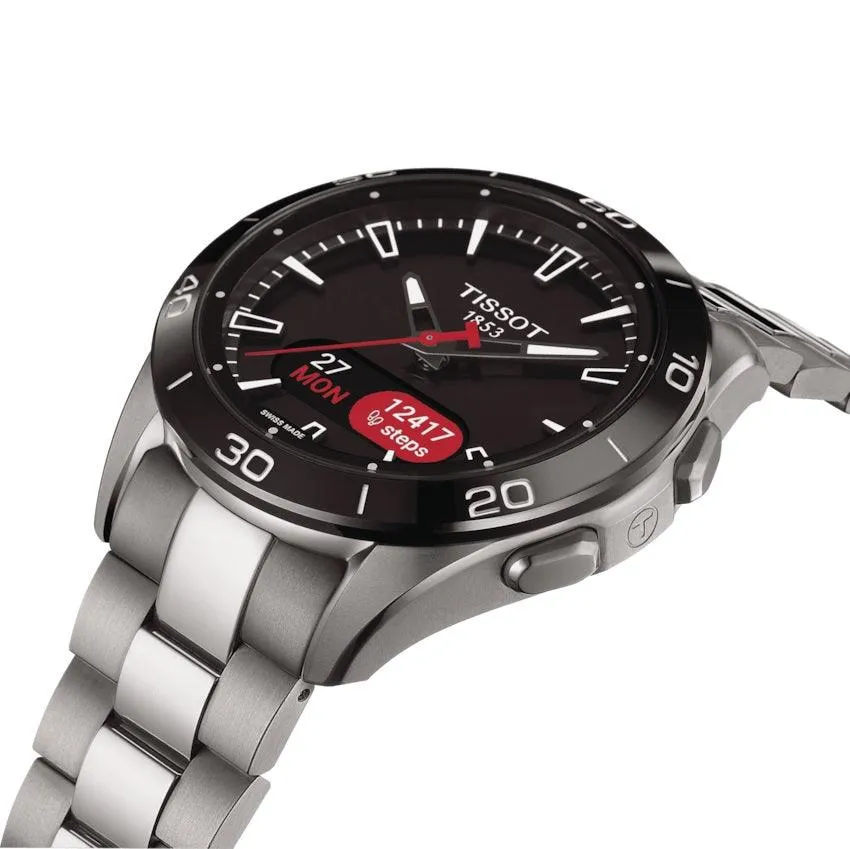 Tissot T-Touch Connect Sport watch 43.75mm Black Quartz Titanium T153.420.44.051.00