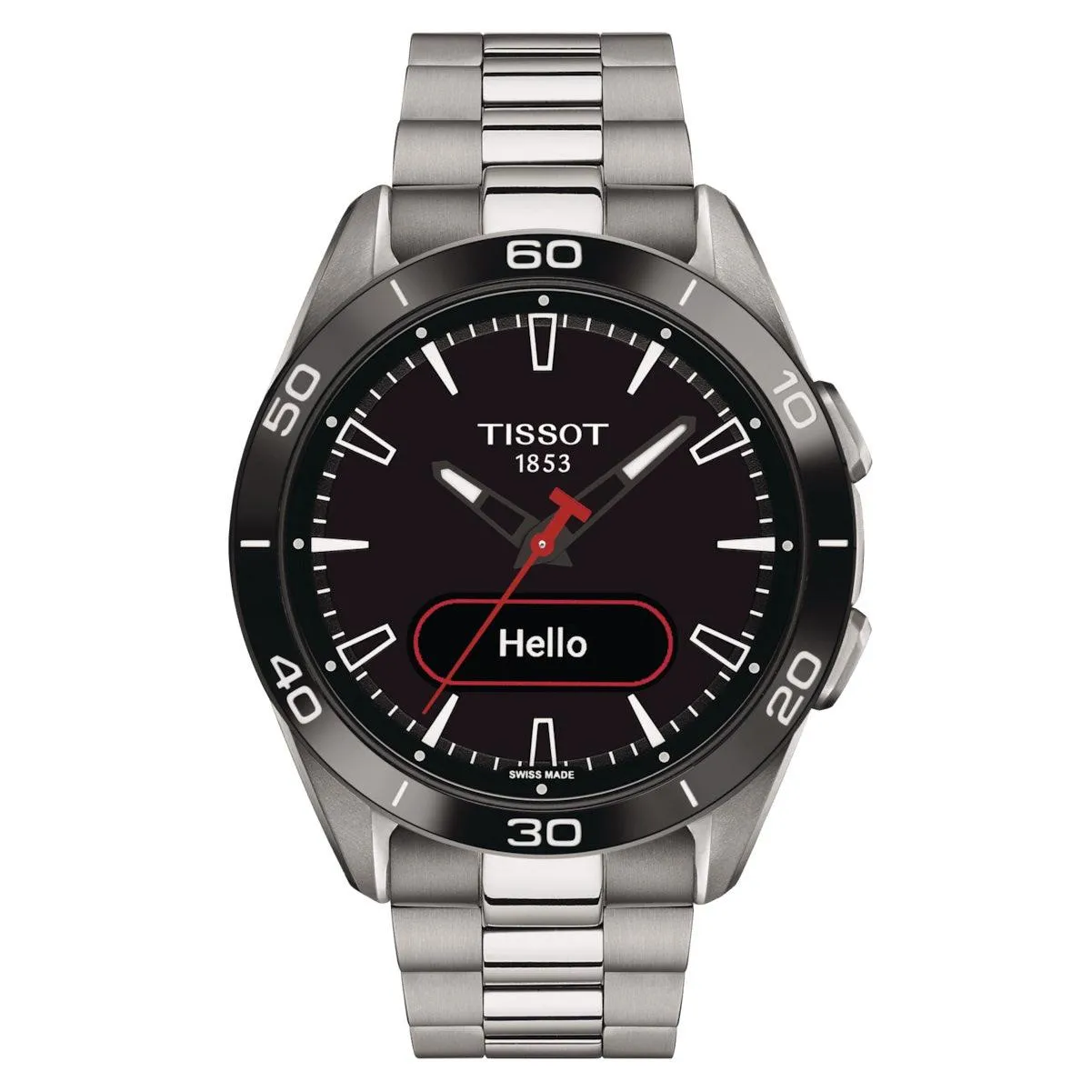 Tissot T-Touch Connect Sport watch 43.75mm Black Quartz Titanium T153.420.44.051.00