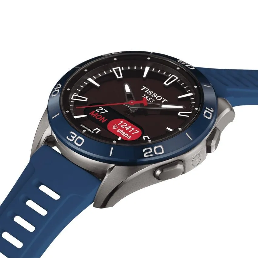 Tissot T-Touch Connect Sport watch 43.75mm Blue Quartz Titanium T153.420.47.051.01