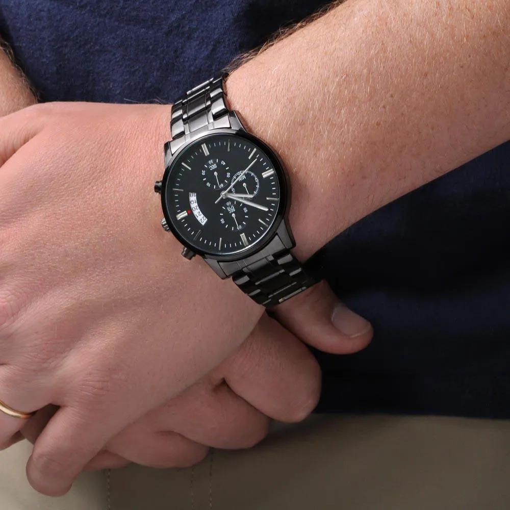To My Husband Engraved Watch Gift - Forever and Always